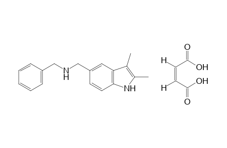 6-[(benzylamino)methyl]-2,3-dimethylindole, maleate