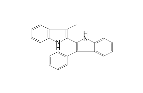 1H-Indole, 3-Phenyl-2-(3'-methyl-1H-indol-2'-yl)-