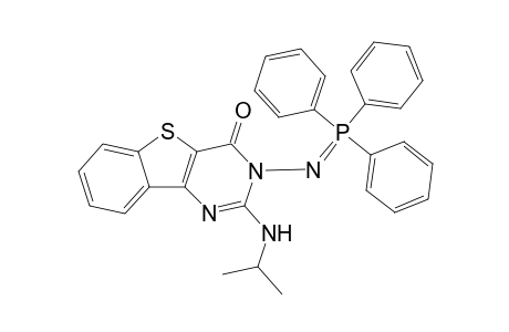 2-(Isopropylamino)-3-(triphenylphosphoranylidene)aminobenzo[4,5]thieno[3,2-d]pyrimidin-4(3H)-one