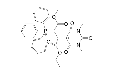 Diethyl 2-(1,3-dimethylbarbituric acid-5-yl-5-ylid)-3-triphenylphosphoniobutane-1,4-dioate