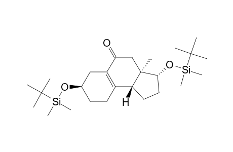 5H-Benz[e]inden-5-one, 3,7-bis[[(1,1-dimethylethyl)dimethylsilyl]oxy]-1,2,3,3a,4,6,7,8,9,9b-decahydro-3a-methyl-, (3.alpha.,3a.alpha.,7.beta.,9b.beta.)-(.+-.)-