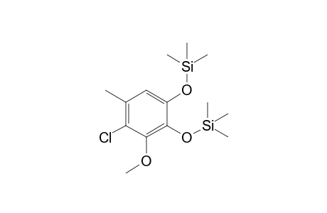 1,2-bis(Trimethylsilyloxy)-4-chloro-3-methoxy-5-methylbenzene