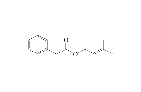 Phenylacetic acid, 3-methylbut-2-enyl ester