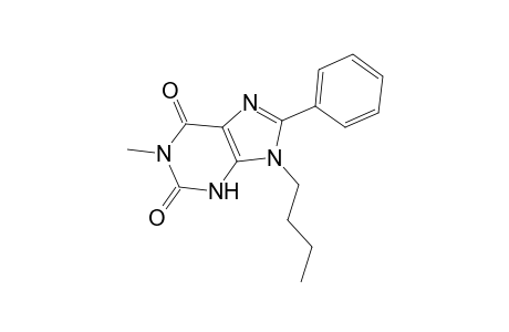 9-Butyl-1-methyl-8-phenyl-3,9-dihydro-1H-purine-2,6-dione