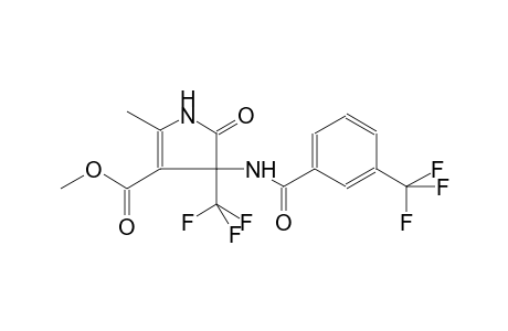 methyl 2-methyl-5-oxo-4-(trifluoromethyl)-4-{[3-(trifluoromethyl)benzoyl]amino}-4,5-dihydro-1H-pyrrole-3-carboxylate