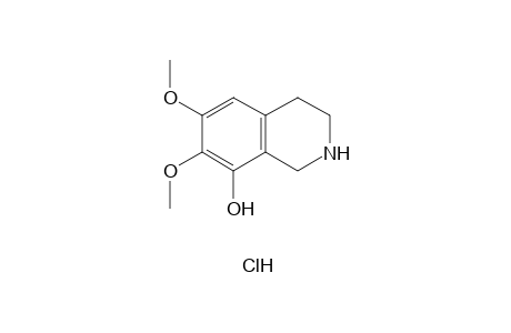 6,7-dimethoxy-1,2,3,4-tetrahydro-8-isoquinolinol, hydrochloride