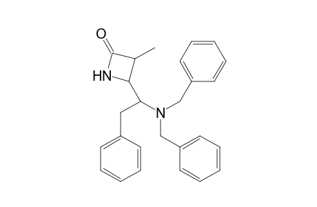 Azetidin-2-one, 3-methyl-4-[2-phenyl-1-(dibenzylamino)ethyl]-