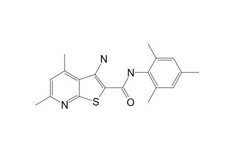 Thieno[2,3-b]pyridine-2-carboxamide, 3-amino-4,6-dimethyl-N-(2,4,6-trimethylphenyl)-