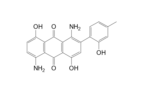 1,5-diamino-4,8-dihydroxy-2-(2-hydroxy-p-tolyl)anthraquinone