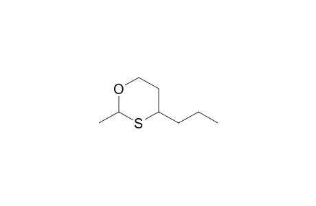 Oxa-1,3-thiane <2-methyl-, 4-propyl->, cis-