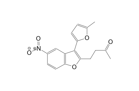 4-[3-(5-methyl-2-furyl)-5-nitro-1-benzofuran-2-yl]-2-butanone