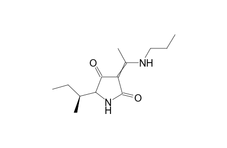 (5RS,6S)-5-sec-Butyl-3-(1-n-propylamino)ethylidene-1H-pyrrolidine-2,4-dione