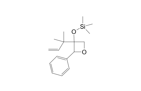 3-[1',1'-Dimethyl-2-propenyloxy)propyl]-2-phenyl-3-[(trimethylsilyl)oxy]oxetane