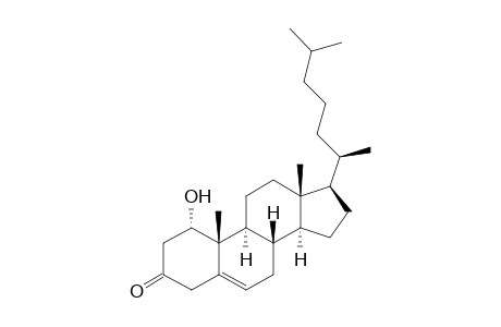 Cholest-5-en-3-one, 1-hydroxy-, (1.alpha.)-