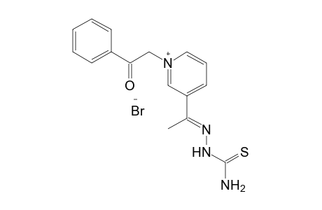 3-acetyl-1-phenacylpyridinium bromide, 3-(thiosemicarbazone)