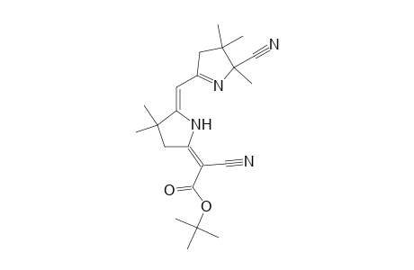 Acetate, 2-cyano-2-(5-[1-(2-cyano-2,3,3-trimethyl-3,4-dihydro-2H-5-pyrrolyl)methylidene]-4,4-dimethyltetrahydro-1H-2-pyrrolyden)-, (1,1-dimethylethyl) ester