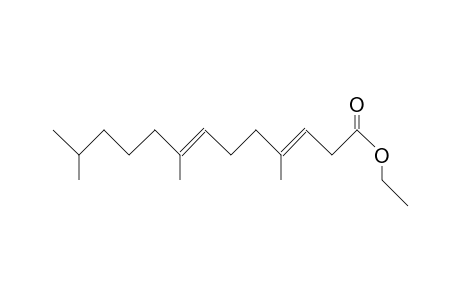 4,8,12-Trimethyl-(E,E)-3,7-tridecadienoic acid, ethyl ester