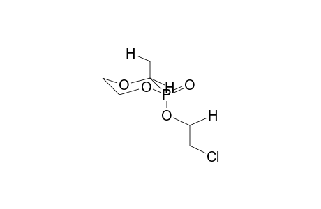 TRANS-2-(2'-CHLOROETHOXY)-2-OXA-3-METHYL-1,4,2-DIOXAPHOSPHORINANE