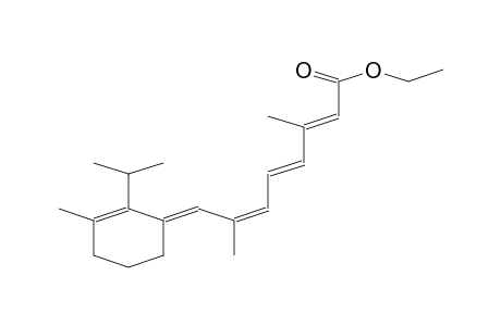 2,4,6-OCTATRIENOIC ACID, 3,7-DIMETHYL-8-[3-METHYL-2-(1-METHYLETHYL)-2-CYCLOHEXEN-1-YLIDENE]- ETHYL ESTER,