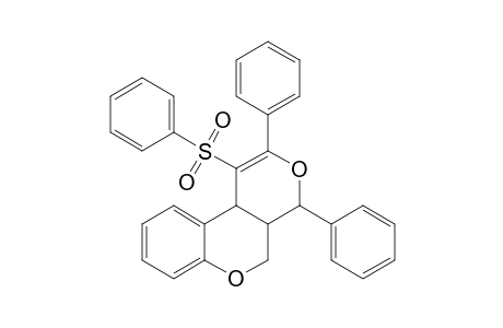 4a,10b-Dihydro-2,4-diphenyl-1-(phenylsulfonyl)-4H,5H-pyrano[3,4-c]-[1]benzopyran