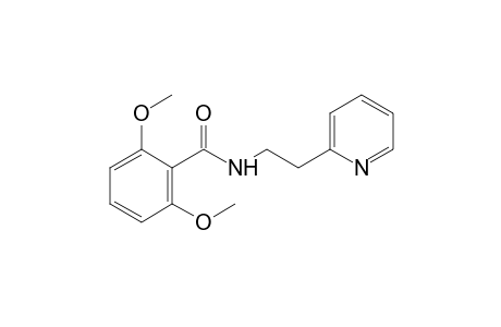 2,6-dimethoxy-N-[2-(2-pyridyl)ethyl)benzamide