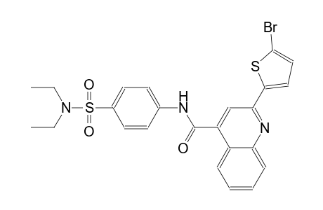 4-quinolinecarboxamide, 2-(5-bromo-2-thienyl)-N-[4-[(diethylamino)sulfonyl]phenyl]-