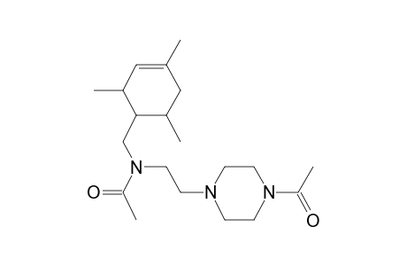 Acetamide, N-[2-(4-acetyl-1-piperazinyl)ethyl]-N-(2,4,6-trimethyl-3-cyclohexenylmethyl)-