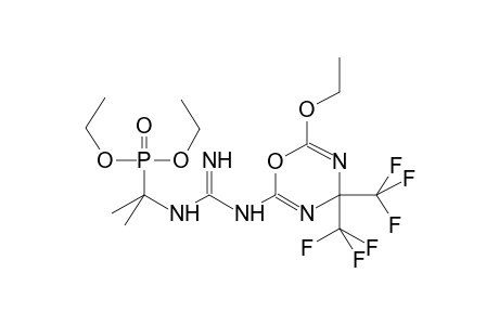 O,O-DIETHYL-1-{3-[2-ETHOXY-4,4-BIS(TRIFLUOROMETHYL)-1,3,5-OXADIAZIN-6-YL]GUANIDINO}-1-METHYLETHYLPHOSPHONATE