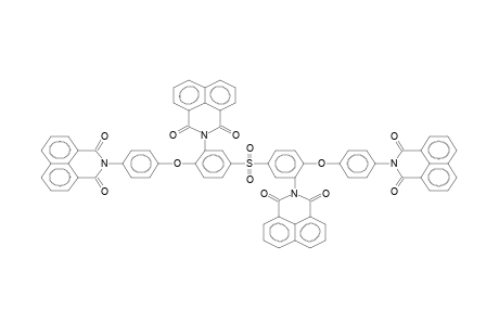 3,3'-DI(N-NAPHTHYLIMIDO)-4,4'-DI[N-(PARA-PHENOXY)NAPHTHYLIMIDO]DIPHENYLSULPHONE