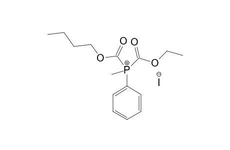 BUTYLOXYCARBONYL,ETHYLOXYCARBONYL-PHENYLPHOSPHANE-METHIODIDE