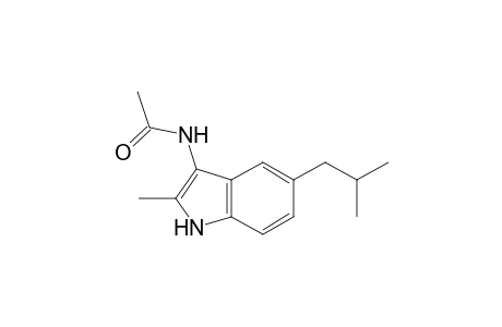 N-(5-Isobutyl-2-methyl-1H-indol-3-yl)acetamide