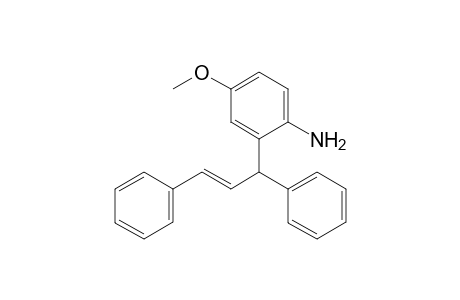 (E)-2-(1,3-Diphenylallyl)-4-methoxyaniline