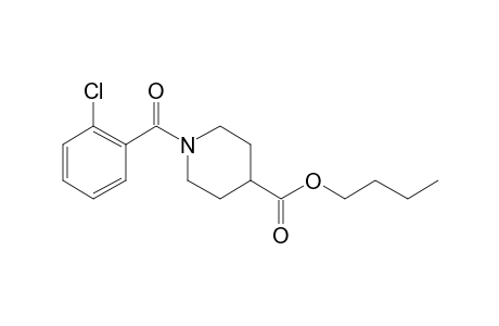 Isonipecotic acid, N-(2-chlorobenzoyl)-, butyl ester