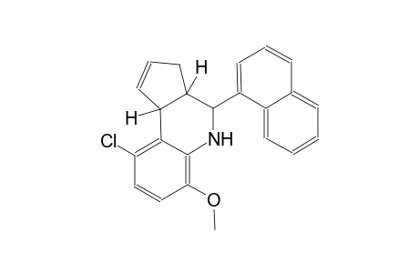 3H-cyclopenta[c]quinoline, 9-chloro-3a,4,5,9b-tetrahydro-6-methoxy-4-(1-naphthalenyl)-, (3aS,4R,9bR)-