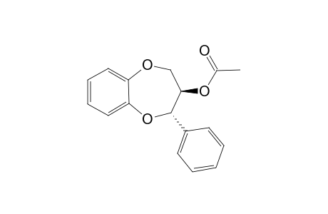 (+-)-trans-3-Acetoxy-2-phenyl- 1,5-benzodioxapine