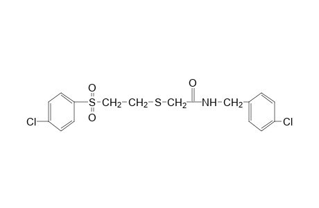 N-(p-chlorobenzyl)-2-{{2-[(p-chlorophenyl)sulfonyl]ethyl}thio}acetanilide