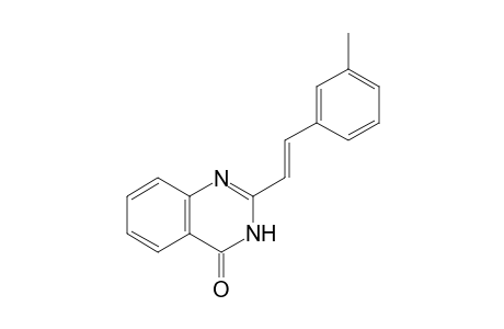 2-[(E)-2-(3-methylphenyl)ethenyl]-4(3H)-quinazolinone