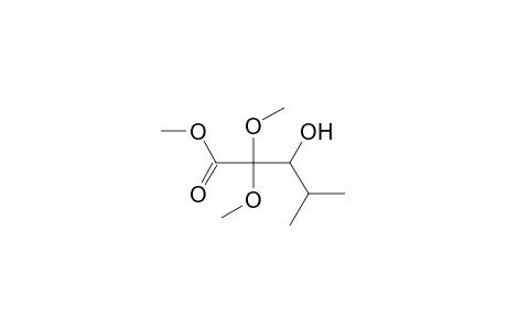 3-hydroxy-4-methyl-2-oxovaleric acid, methyl ester, 2-(dimethyl acetal)