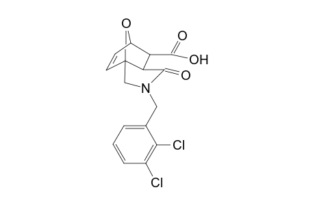 10-Oxa-3-azatricyclo[5.2.1.0(1,5)]dec-8-ene-6-carboxylic acid, 3-[(2,3-dichlorophenyl)methyl]-4-oxo-