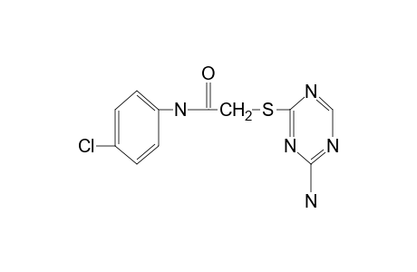 2-[(4-amino-s-triazin-2-yl)thio]-4'-chloroacetanilide