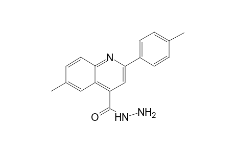 6-Methyl-2-(4-methylphenyl)-4-quinolinecarbohydrazide