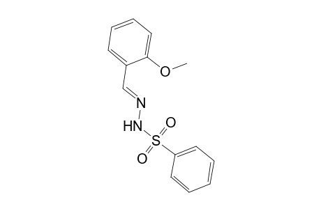 N'-[(E)-(2-methoxyphenyl)methylidene]benzenesulfonohydrazide