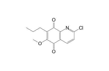 2-Chloro-6-methoxy-7-propyl-5,8-quinolinedione