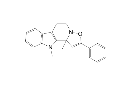 11,11b-dimethyl-2-phenyl-5,6,11,11b-tetrahydroisoxazolo[2',3':1,2]pyrido[3,4-b]indole