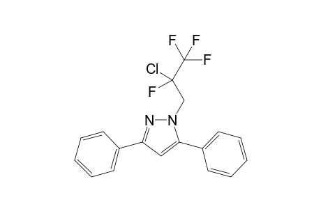 1-(2-Chloro-2,3,3,3-tetrafluoropropyl)-3,5-diphenyl-1H-pyrazole