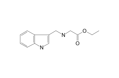 ethyl 2-(1H-indol-3-ylmethylamino)acetate