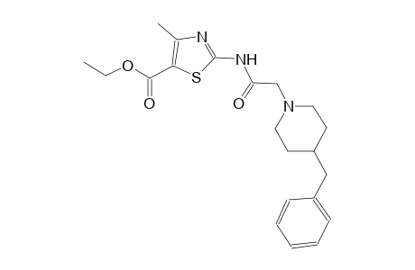 ethyl 2-{[(4-benzyl-1-piperidinyl)acetyl]amino}-4-methyl-1,3-thiazole-5-carboxylate