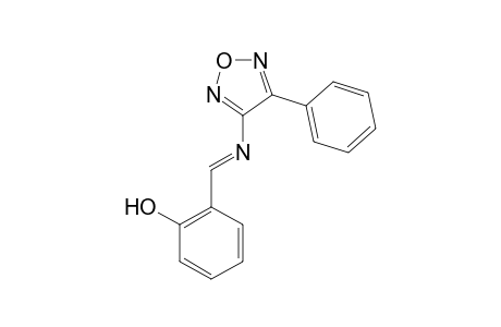 3-Phenyl-4-(salicylideneamino)furazan