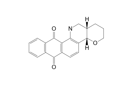 (4a.beta.,14b.beta.)-2,3,4a,7,12,13,14,14a-octahydro-7,12-dioxo-1H-naphtho[2,3-h]pyrano[3,2-c]quinoline