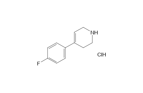 4-(p-fluorophenyl)-1,2,3,4-tetrahydropyridine, hydrochloride